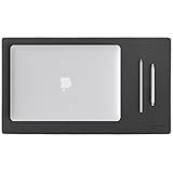 Satechi&reg; Desk Mat & Mate 24" x 14" v2.0 with Water Resistant and Non-Slip Cotton & Nano Technology (Dark Gray)