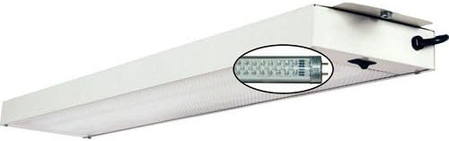 Sovella 14-9503560 Steel LED Light with 2 Bulb, 30" Width x 2" Height x 7.5" Depth, 120V, Grey