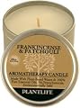 Frankincense & Patchouli 100% Essential Oil Aromatherapy Candle- 24 hr. burn time