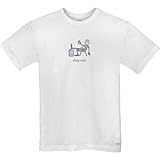 Life is good Men's Crusher Stay Cool Chill T-Shirt, X-Large, Soft White