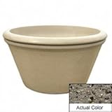 IMAGE OF Wausau Tf4308 Round Planter - Weatherstone Glass C28 48x24