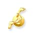 14k Footprints Tie Tac