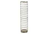 Large Antique Silver Finish Looped Wire Floor Vase Iron