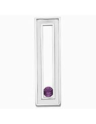 18K Yellow Gold Amethyst Pendant -- LIFETIME WARRANTY