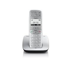 Gigaset E500 Schnurlostelefon (4,83 cm (1.9 Zoll) Display, Freisprechfunktion) silber