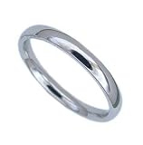 Stainless Steel Wedding Band - 3 mm - Size: 6-12