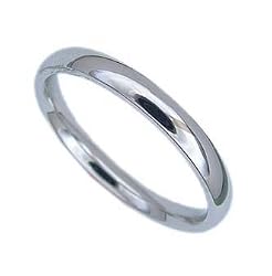 Stainless Steel Wedding Band - 3 mm - Size: 6-12