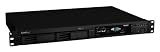 Synology RackStation 2-Bay (Diskless) 1U NAS Rackmount Network Attached Storage RS212 (Black)