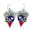 New York Giants Dangle Earrings - NFL Football Fan Shop Sports Team Merchandise