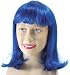 Cheerleader Wig, Neon Blue