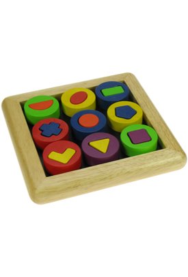 Childrens Toyshop  Toys : Wooden Shape Matching Board