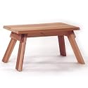 Western Red Cedar Garden Stool / Foot Stool - Patio and Garden Furniture