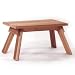 Outdoor Living : Western Red Cedar Wood Outdoor Patio Stool