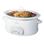 Crock-Pot SCVP600-W Oval 6-Quart Smart-Pot Slow Cooker, White
