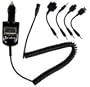 Cobra Vehicle Cellular Charger with LCD Display for Most Samsung Manufactured Phones - Car Charger - Retail Packaging - Black