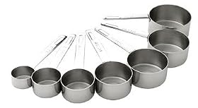 MIU France 7-Piece Stainless Steel Measuring Cup Set