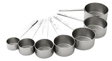 MIU Stainless-Steel 7-Piece Measuring Cup Set