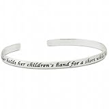 Bridge Jewelry A mother holds... Bangle - Silver