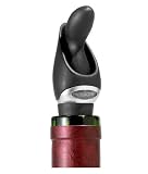 Kitchen & Housewares : Metrokane Wine Pourer with Stopper, Black