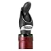 Metrokane Wine Pourer with Stopper, Black