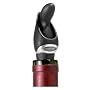 Metrokane Wine Pourer with Stopper, Black