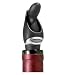 Kitchen & Housewares : Metrokane Wine Pourer with Stopper, Black