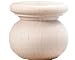 Tools & Hardware : Maple Turned Bun Foot 2"