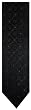 Men's Donald Trump Signature Collection Necktie Neck Tie Silk Black and Silver