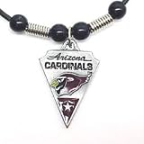 Arizona Cardinals Leather NFL Necklace and Pewter Pendant