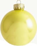 Review Roman  / Pack of 14 Pearl Yellow Sun Glass Christmas Ball Ornaments 2