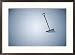 Deep snow and a lone, well-used shovel Framed Art Poster Print by Stephen St. John, 29x21 Image