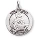 Jewelry : Sterling Silver St Daniel Medal and 20-inch Chain