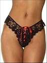 Swiss Miss Crotchless Panty.