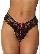 Swiss Miss Crotchless Panty.