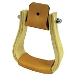 Wooden Western Stirrups with Wide Tread