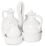 Archer Anita Mary Restoration White 5 Piece Condiment Set