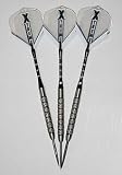 Blackline XTREME GRIP 24 grams, 90% Tungsten, Agressive Grip Fixed Point Darts