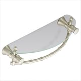 Bamboo Signature 13 Curved Towel Bar with Shelf photo