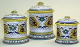 RAFFAELLO Three canister Set Sale, Caffe, Zucchero [Salt, Coffee, Sugar] [Prod. 017-RAF]