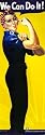 Rosie Riveter Usa Do It Door Woman Wwii Art Poster Print - 24" X 60"