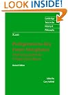 Immanuel Kant: Prolegomena to Any Future Metaphysics: That Will Be Able to Come Forward as Science: With Selections from the Critique of Pure Reason (Cambridge Texts in the History of Philosophy)