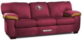 Home Team NFL San Francisco 49ers Classic Sofa