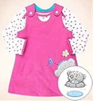 2 Piece Pure Cotton Tatty Teddy Pinafore T Shirt Outfit