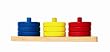 KID O Sorting Primary Colors Rings