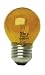 Crompton ES/E27 Golf Ball Lamp, Translucent Yellow