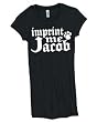 Juniors Black Imprint Me Jacob T-Shirt