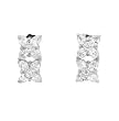 Sterling Silver CZ Fashion Earrings - Flowers