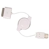 iPotronic Fire-iTronic - Retractable Data/Charger Cable - iPod Dock Connector to FireWire Cable