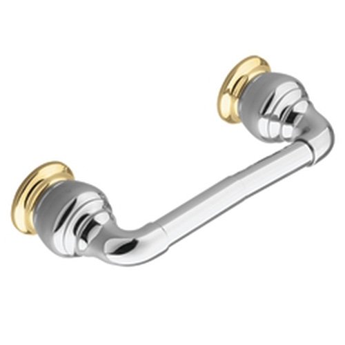 Moen Y4708CP Decorator Paper Holder, Chrome and Polished Brass