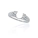 Jewelry : 14K White Gold 1/4 ct. Diamond Wrap